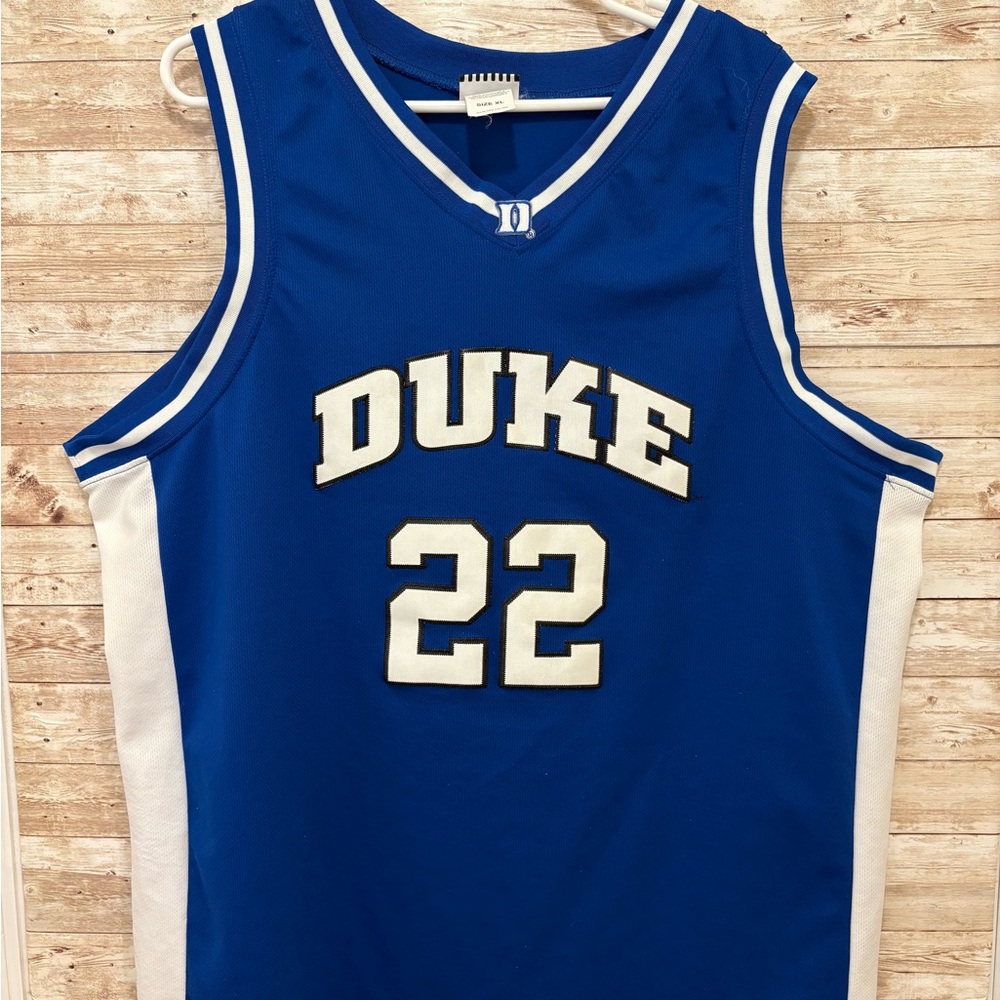 Vintage Duke Blue Devils Basketball blue, and white Jersey #22